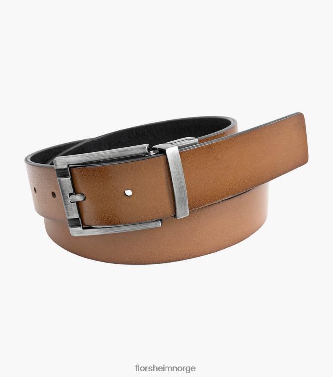 nei Florsheim unisex tilbehør hargrove reversibelt belte kobber 08PX62559