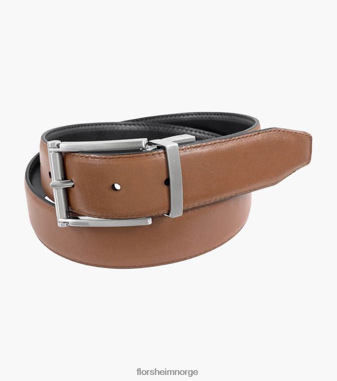 nei Florsheim unisex tilbehør lofton vendbart belte kobber 08PX62558