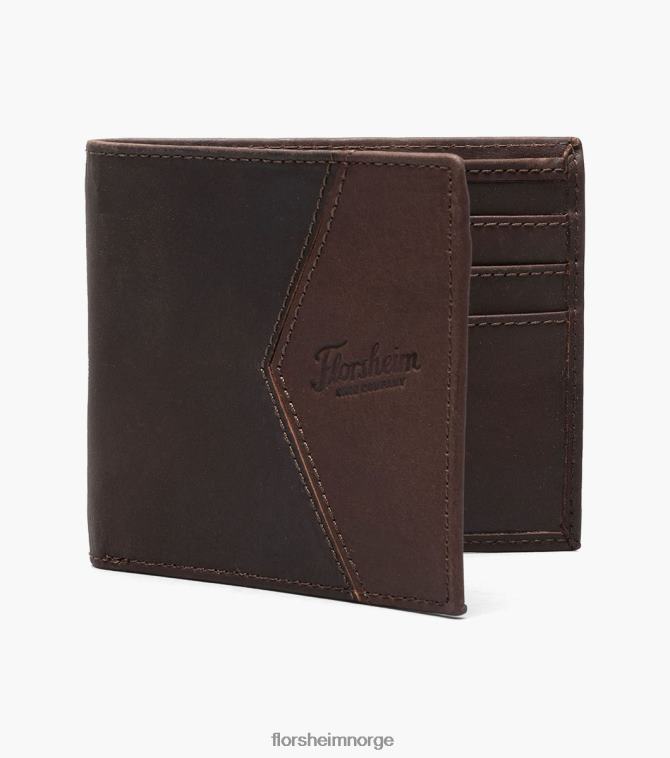 nei Florsheim unisex tilbehør caldwell bi-fold lommebok brun lm 08PX62660