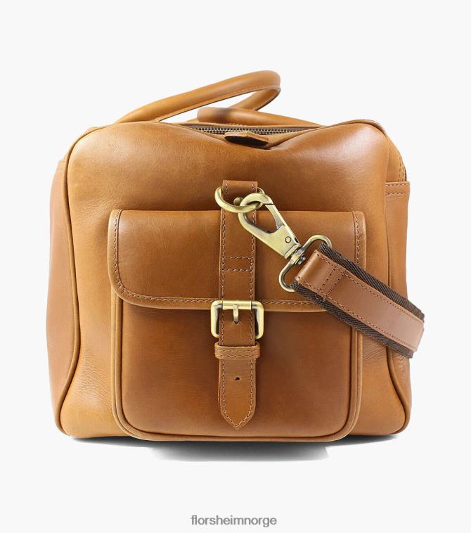 nei Florsheim unisex tilbehør candemir reiseveske i ekte skinn konjakk 08PX62629