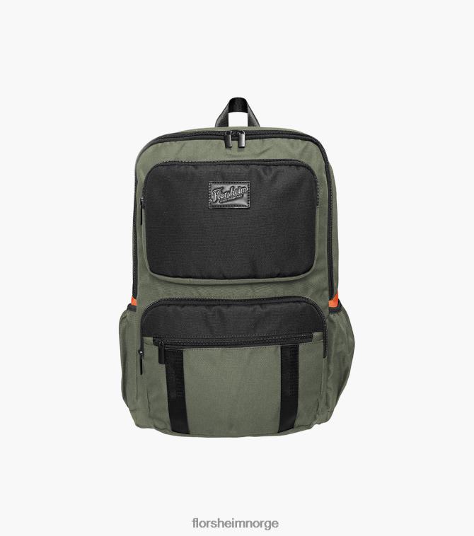nei Florsheim unisex tilbehør kaspisk ryggsekk oliven 08PX62618