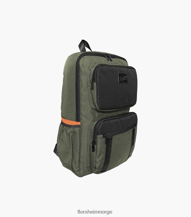 nei Florsheim unisex tilbehør kaspisk ryggsekk oliven 08PX62618