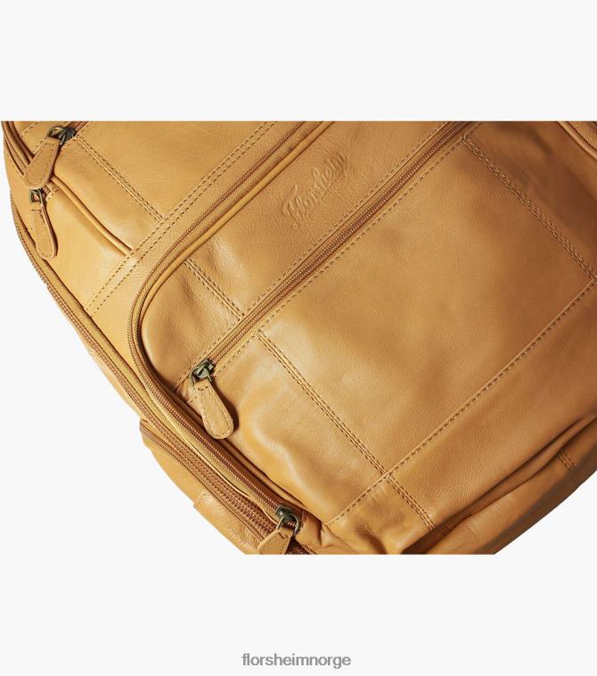 nei Florsheim unisex tilbehør ryggsekk i baptiste skinn tan 08PX62627