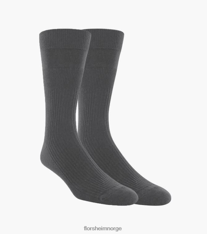 nei Florsheim unisex tilbehør 2-pack uforpliktende crew dress sokker grå 08PX62601