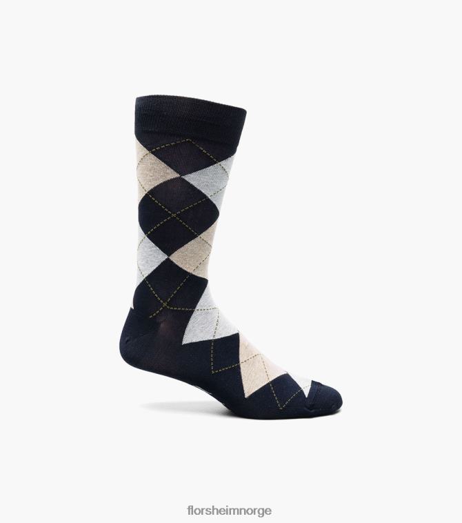 nei Florsheim unisex tilbehør argyle crew dress sokker marinen 08PX62578