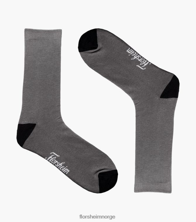 nei Florsheim unisex tilbehør cush comfortech crew dress sokker kull 08PX62582