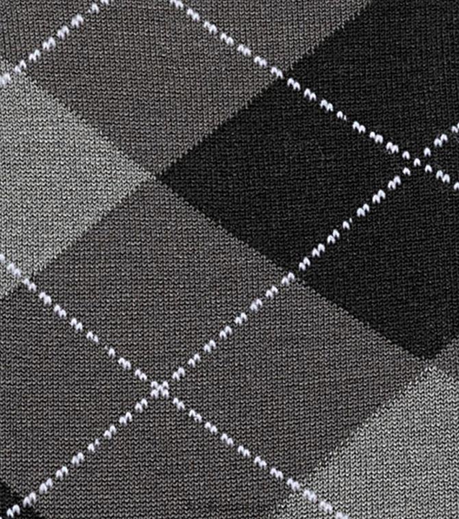 nei Florsheim unisex tilbehør diamonds crew dress sokker kull 08PX62581