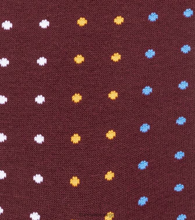 nei Florsheim unisex tilbehør galaxy crew dress sokker burgunder 08PX62563