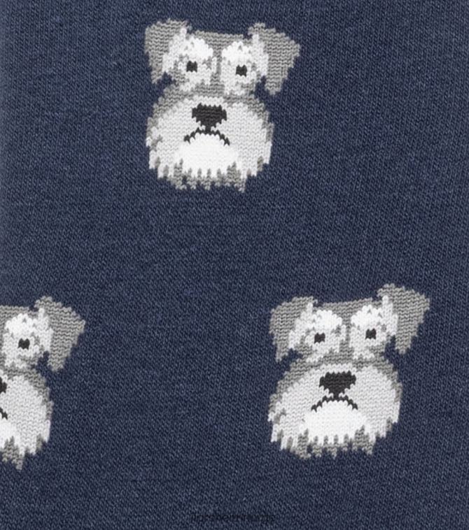 nei Florsheim unisex tilbehør schnauzer crew dress sokker marinen 08PX62564