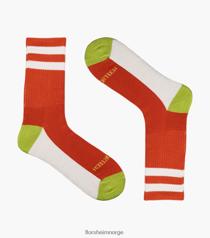 nei Florsheim unisex tilbehør sokker for sportsmannskaper oransje 08PX62586