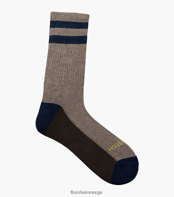 nei Florsheim unisex tilbehør sports-marled crew-sokker brun 08PX62584