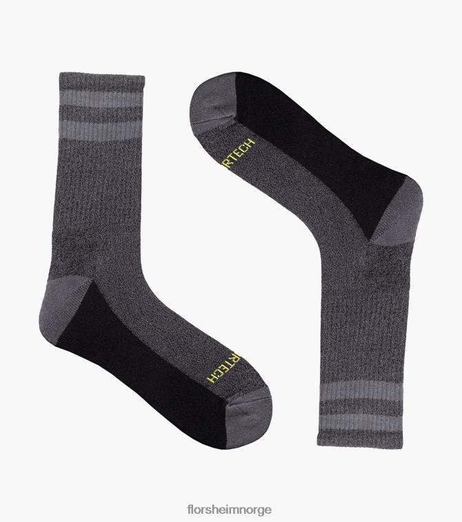 nei Florsheim unisex tilbehør sports-marled crew-sokker grå 08PX62583